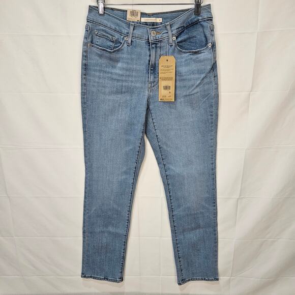 Levi's [Read] Women's Classic Straight Jeans Light Blue Size 4 (W27) - Picture 1 of 10